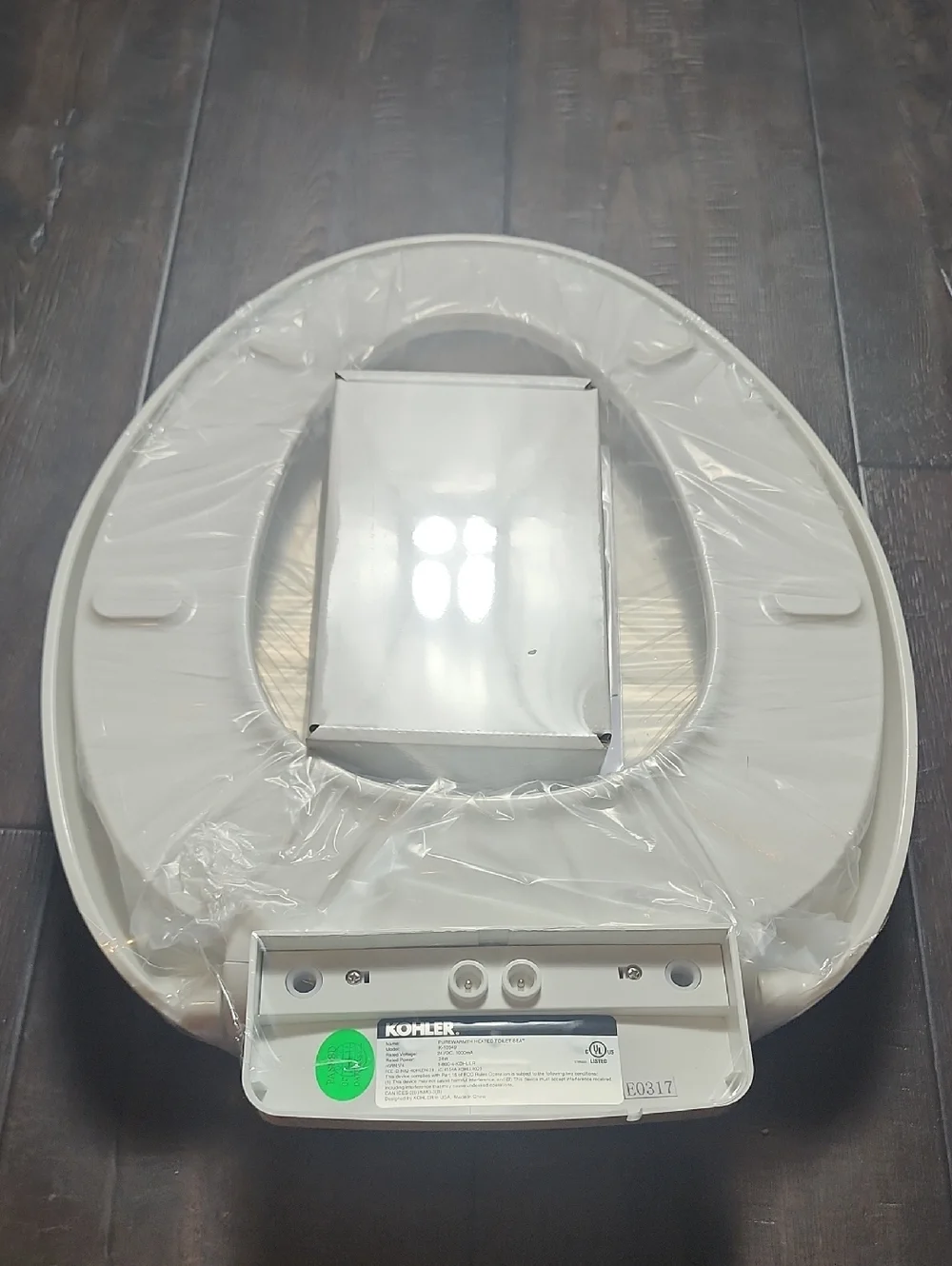 KOHLER PureWarmth White Elongated Toilet Seat Model K-10349